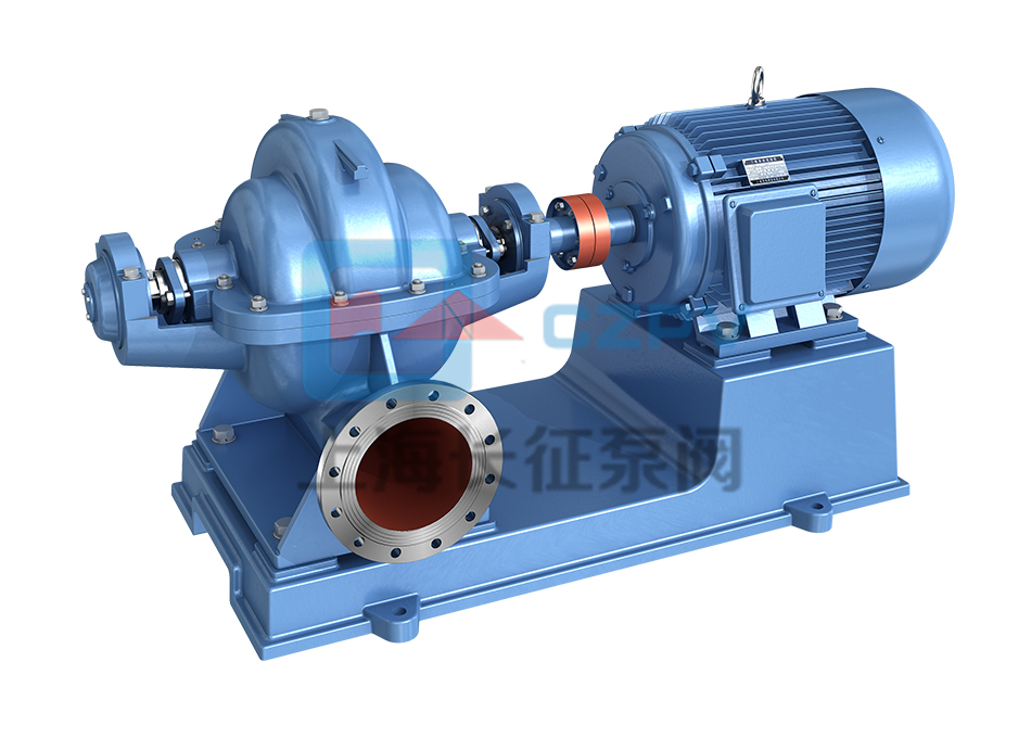 CZOW系列單級雙吸水平中開蝸殼式循環(huán)水泵離心泵