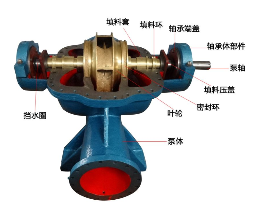 單級雙吸離心泵結(jié)構(gòu)圖