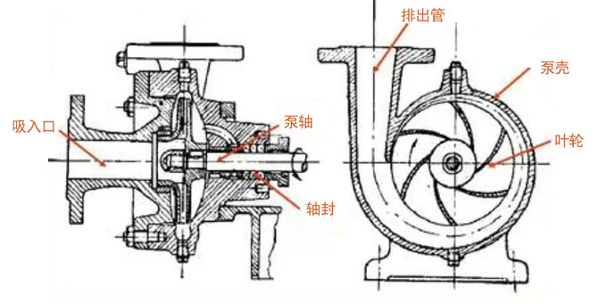 離心泵構(gòu)造圖